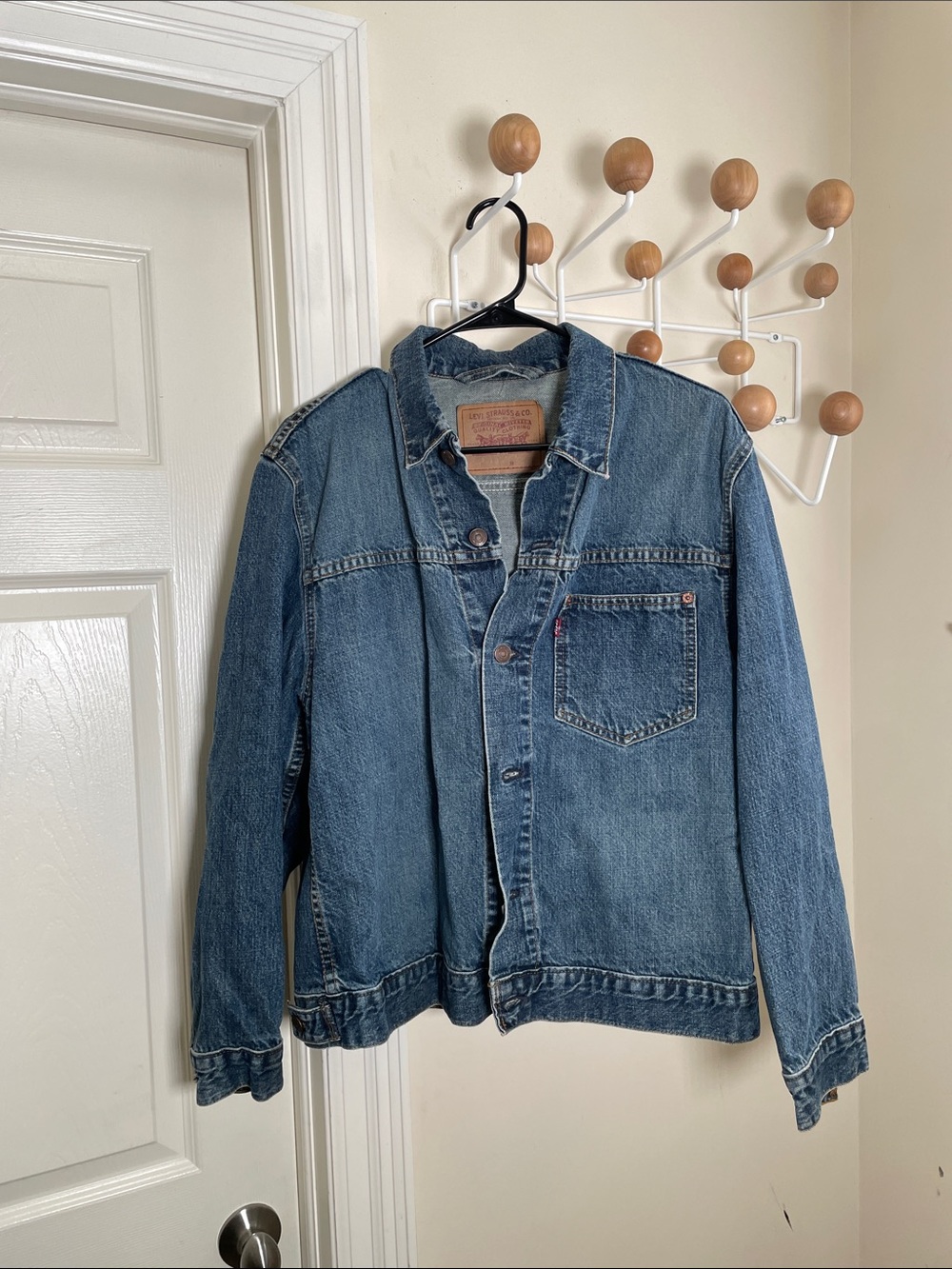 Levi's - Y2K Workwear Denim Jean Jackets - Light Wash M
